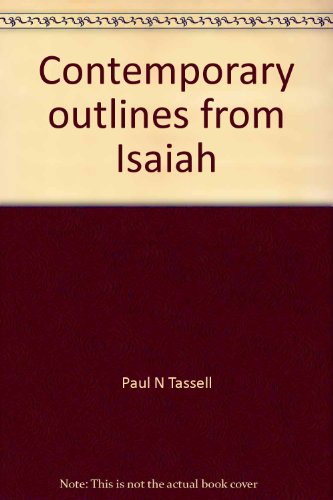 Stock image for Contemporary Outlines From Isaiah for sale by Faith In Print