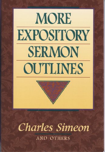 Beispielbild fr More Expository Sermon Outlines zum Verkauf von Better World Books