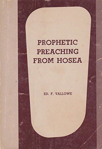 9780801092596: Prophetic Preaching from Hosea
