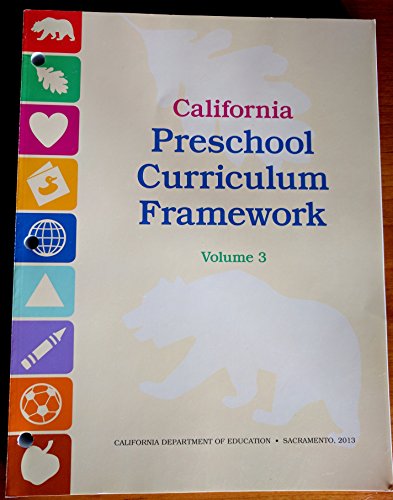 Stock image for California Preschool Curriculum Framework Volume 3 (California Preschool Curriculum Framework) for sale by HPB-Red