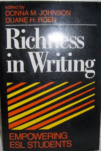 Beispielbild fr Richness in Writing : Empowering ESL Students zum Verkauf von Better World Books