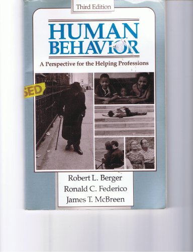 Stock image for Human Behavior: A Perspective for the Helping Professions for sale by Anybook.com