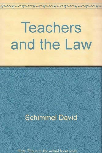 Stock image for Teachers and the Law for sale by HPB-Red