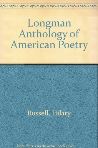 Stock image for The Longman Anthology of American Poetry for sale by The Book Cellar, LLC