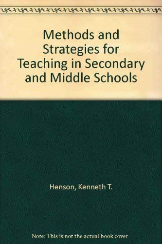 9780801307614: Methods and Strategies for Teaching in Secondary and Middle Schools