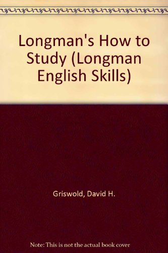 Stock image for Longman's How to Study (Longman English Skills) for sale by Wonder Book
