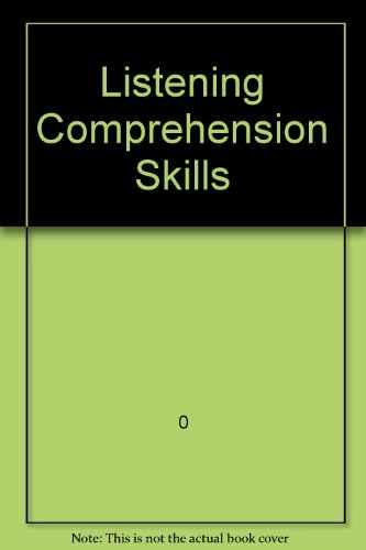 Stock image for Listening Comprehension Skills for sale by Better World Books