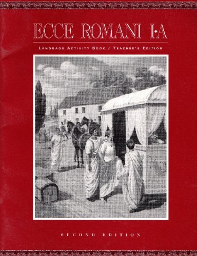 Imagen de archivo de Ecce Romani IA Language Activity Book Teacher's Edition a la venta por Once Upon A Time Books