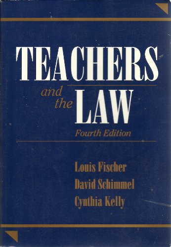 Stock image for Teachers and the Law for sale by Wonder Book