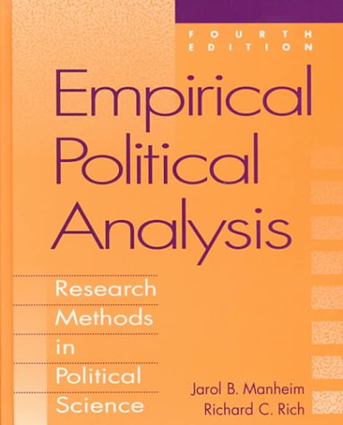Stock image for Empirical Political Analysis : Research Methods in Political Science for sale by Better World Books