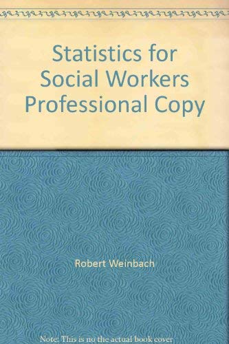 Imagen de archivo de Statistics for Social Workers, 3rd edition a la venta por BookDepart