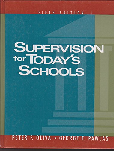 Beispielbild fr Supervision for Today's Schools zum Verkauf von HPB-Red
