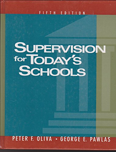 Stock image for Supervision for Today's Schools for sale by HPB-Red