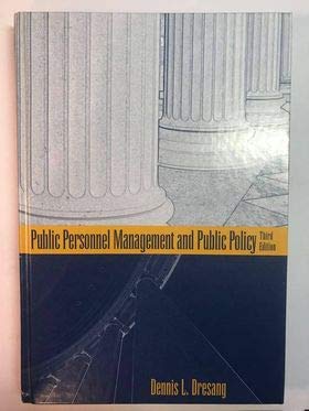 9780801316944: Public Personnel Management and Public