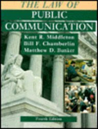 Beispielbild fr The Law of Public Communication 2007 zum Verkauf von Better World Books
