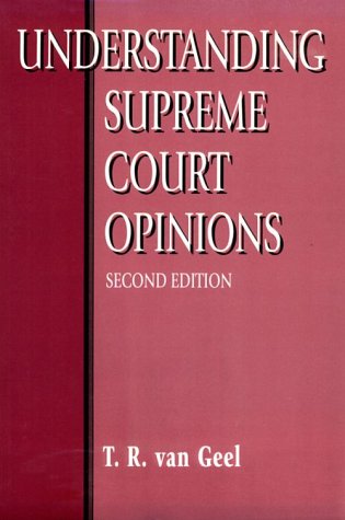 Beispielbild fr Understanding Supreme Court Opinions zum Verkauf von Wonder Book