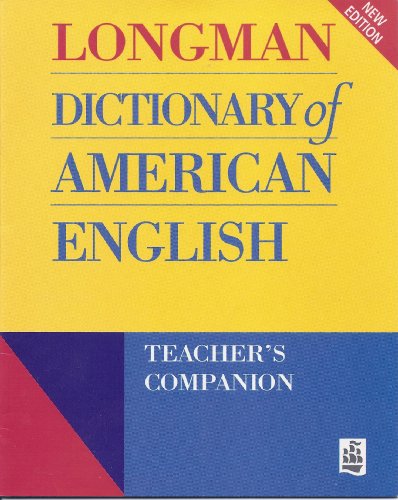 Stock image for Longman Dictionary of American English Teachers Companion for sale by HPB-Red