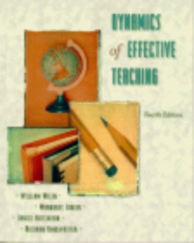 Imagen de archivo de Dynamics of Effective Teaching a la venta por Better World Books
