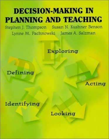Imagen de archivo de Decision Making in Planning and Teaching a la venta por Wonder Book