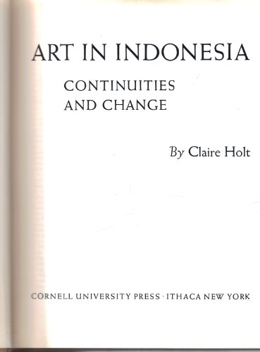 Stock image for Art in Indonesia: Continuities and Change for sale by HPB-Red