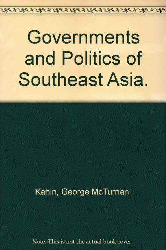 Beispielbild fr Governments and Politics of Southeast Asia. zum Verkauf von Irish Booksellers