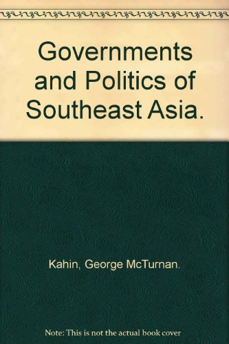 Stock image for Governments and Politics of Southeast Asia. for sale by Irish Booksellers