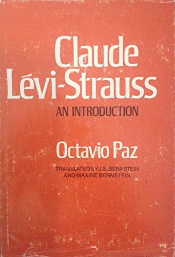 Beispielbild fr Claude Lvi-Strauss : An Introduction zum Verkauf von Better World Books
