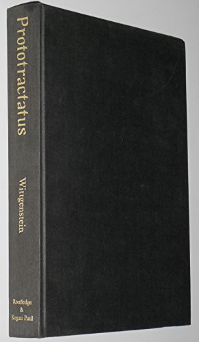 Beispielbild fr Prototractatus;: An early version of Tractatus logico-philosophicus zum Verkauf von GoldBooks