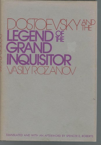 Stock image for Dostoevsky and the legend of the Grand Inquisitor for sale by Bailey's Bibliomania