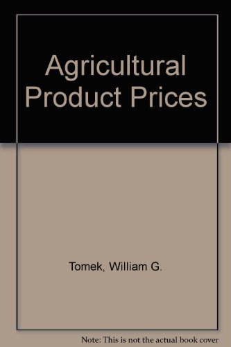 Beispielbild fr Agricultural Product Prices zum Verkauf von Better World Books