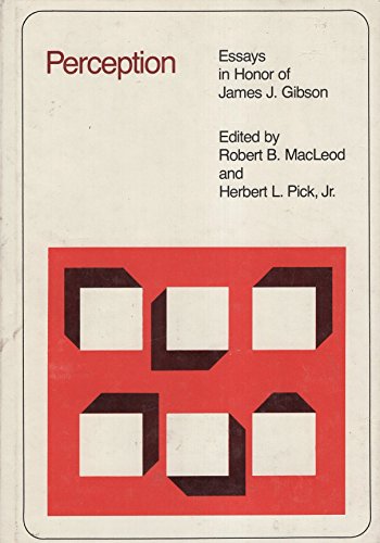Beispielbild fr Perception : Essays in Honor of James J. Gibson zum Verkauf von Better World Books