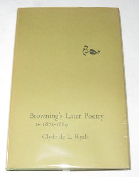 Stock image for Browning's Later Poetry, 1871-1889 for sale by Ken's Book Haven