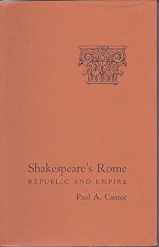 Stock image for Shakespeare's Rome : Republic and Empire for sale by Better World Books