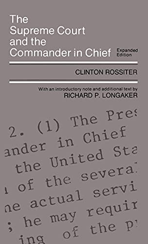 Stock image for The Supreme Court and the Commander in Chief for sale by Ergodebooks