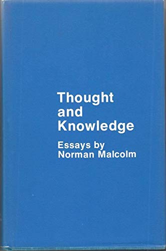 Beispielbild fr Thought and Knowledge: Essays zum Verkauf von ThriftBooks-Dallas