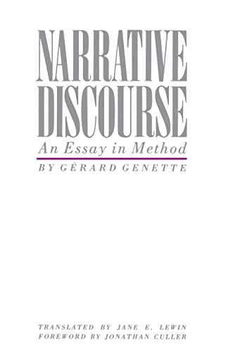 Beispielbild fr Narrative Discourse : An Essay in Method zum Verkauf von Better World Books