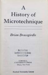 9780801411175: A History of Microscopical Technique