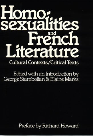 Stock image for Homosexualities and French literature: Cultural contexts, critical texts for sale by HPB-Red