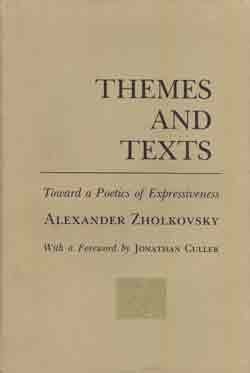 Imagen de archivo de Themes and Texts: Toward a Poetics of Expressiveness a la venta por HPB-Red