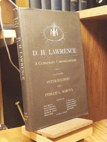 Stock image for D. H. Lawrence: A Centenary Consideration for sale by Anthology Booksellers