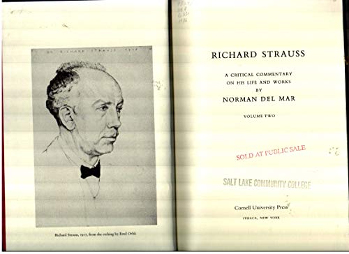 9780801417818: Richard Strauss: a Critical Commentary on His Life and Works: A Critical Commentary on His Life and Works: 002