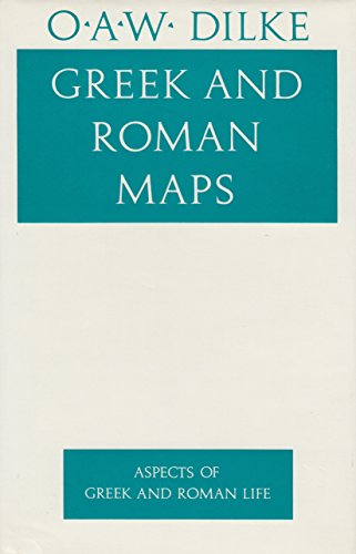 Stock image for Greek and Roman Maps (Aspects of Greek and Roman Life) for sale by Ergodebooks