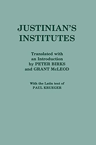 Beispielbild fr Justinian's Institutes zum Verkauf von ThriftBooks-Atlanta