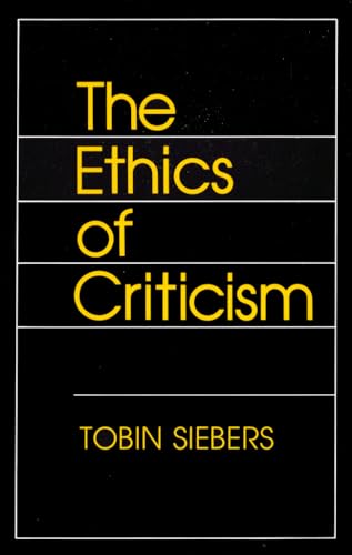 Stock image for The Ethics of Criticism for sale by Wonder Book