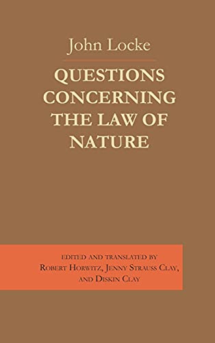 Imagen de archivo de Questions Concerning the Law of Nature a la venta por Solr Books