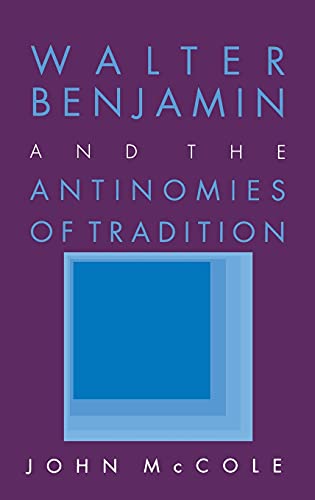 Stock image for WALTER BENJAMIN AND THE ANTINOMI for sale by BennettBooksLtd