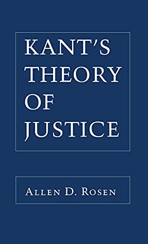 Beispielbild fr Kant's Theory of Justice zum Verkauf von HPB-Red