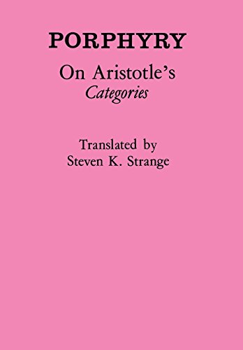 On Aristotle's Categories