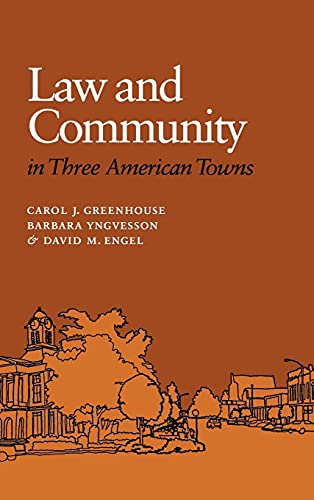9780801429590: Law and Community in Three American Towns