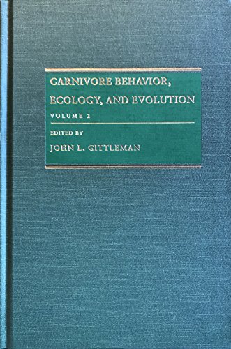 Stock image for Carnivore Behavior, Ecology, and Evolution Volume 2 for sale by Recycle Bookstore